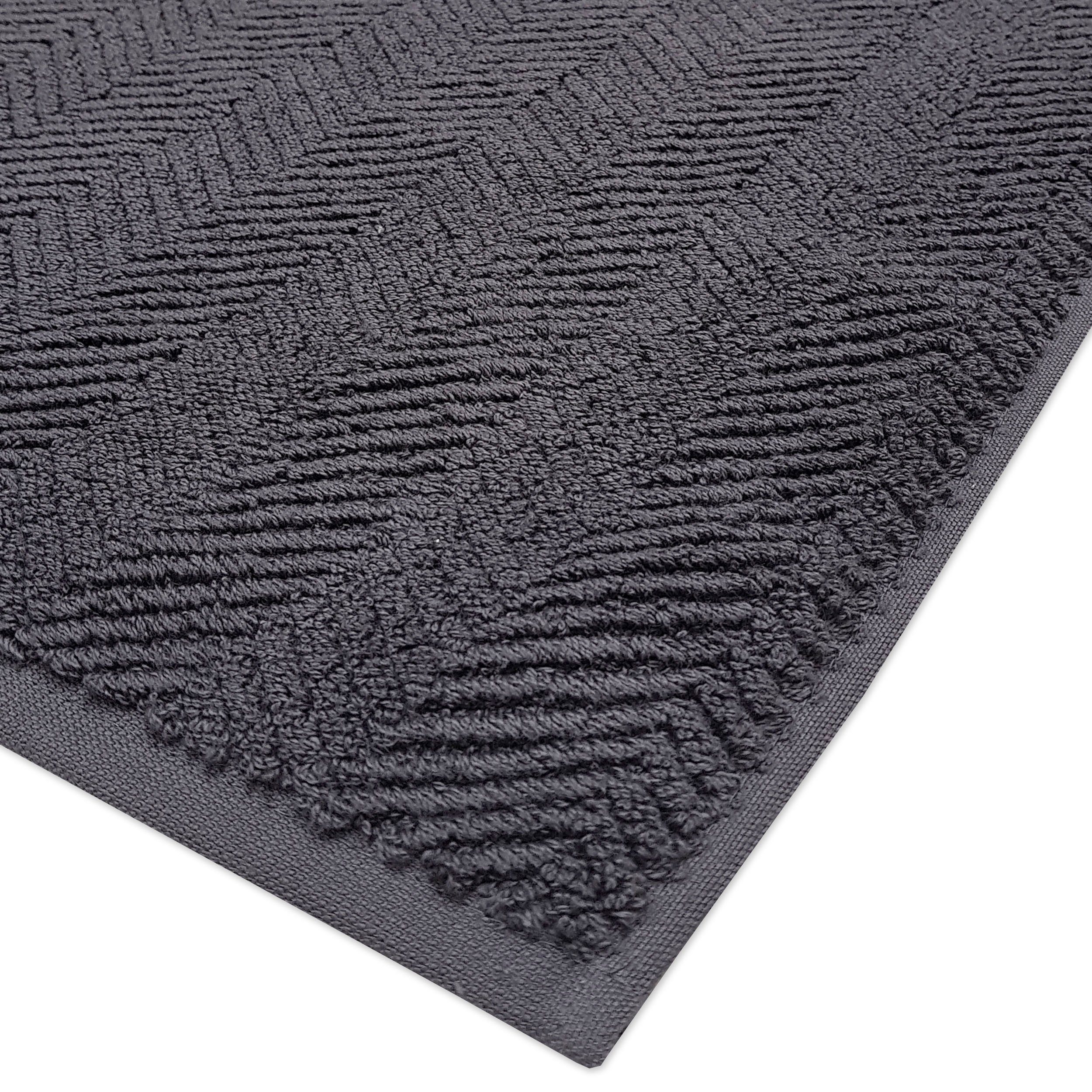 framsohn frottier Badematte Ocean Bio, Höhe 12 mm, beidseitig nutzbar, fußbodenheizungsgeeignet, Baumwolle, rechteckig, hergestellte Badematte auch Österreich, aus Bio Baumwolle