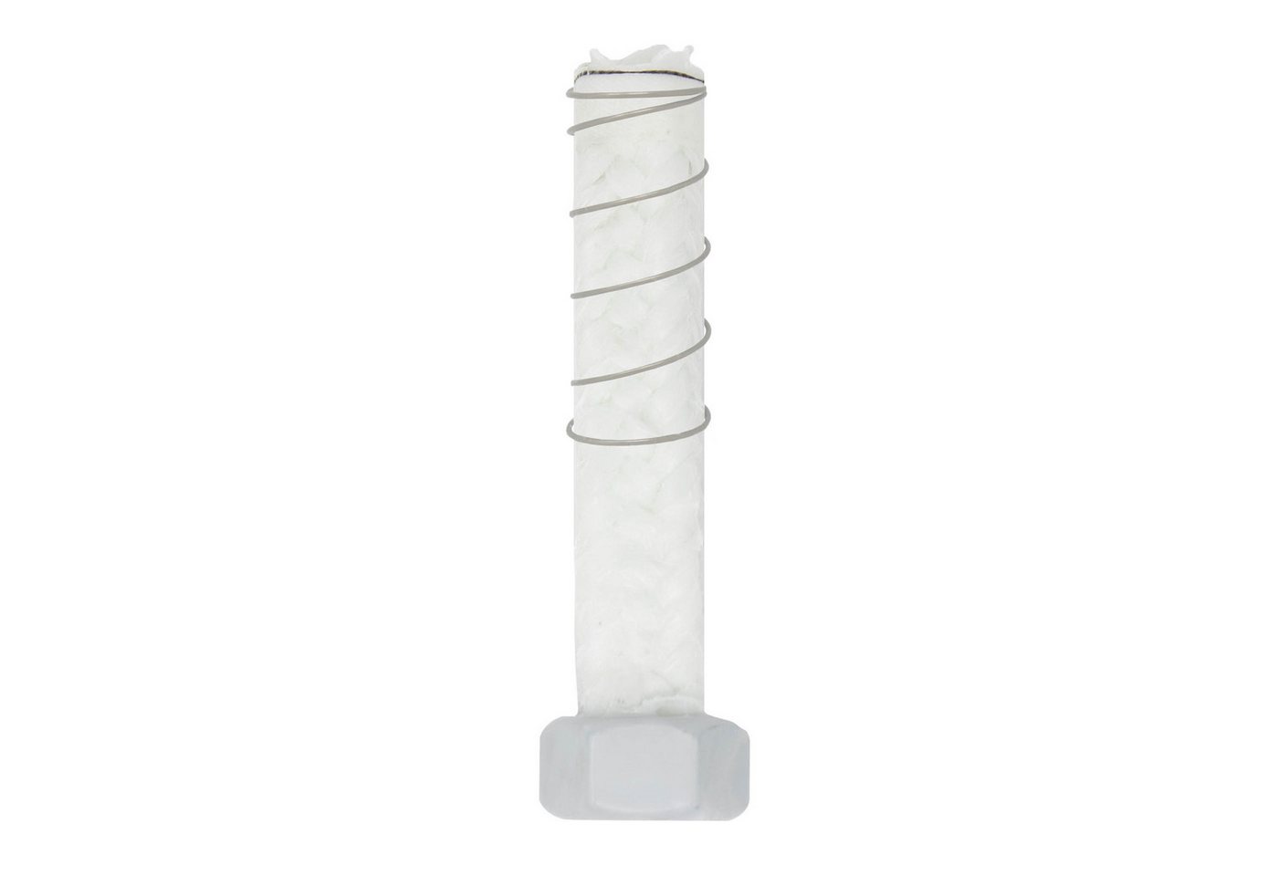 DistrEbution Outdoorkerze Docht aus Glasfaser, 7/9 cm Länge, Dauerdocht, Kerzen selber machen