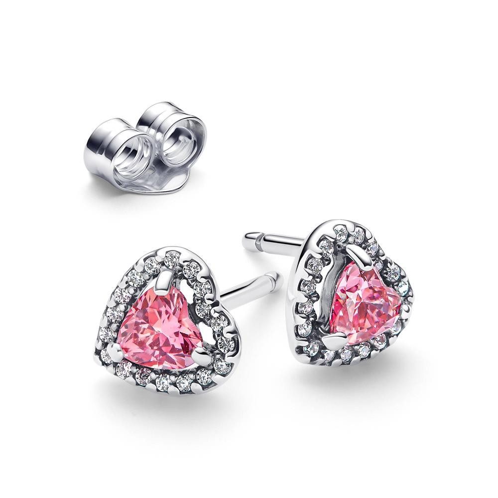 Pandora Paar Ohrstecker Damen Ohrschmuck aus Sterlingsilber, Zirkonia von PANDORA Timeless