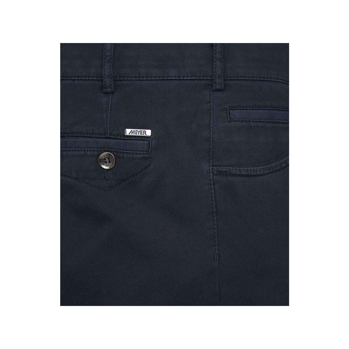 MEYER Shorts blau marine regular (1-tlg)