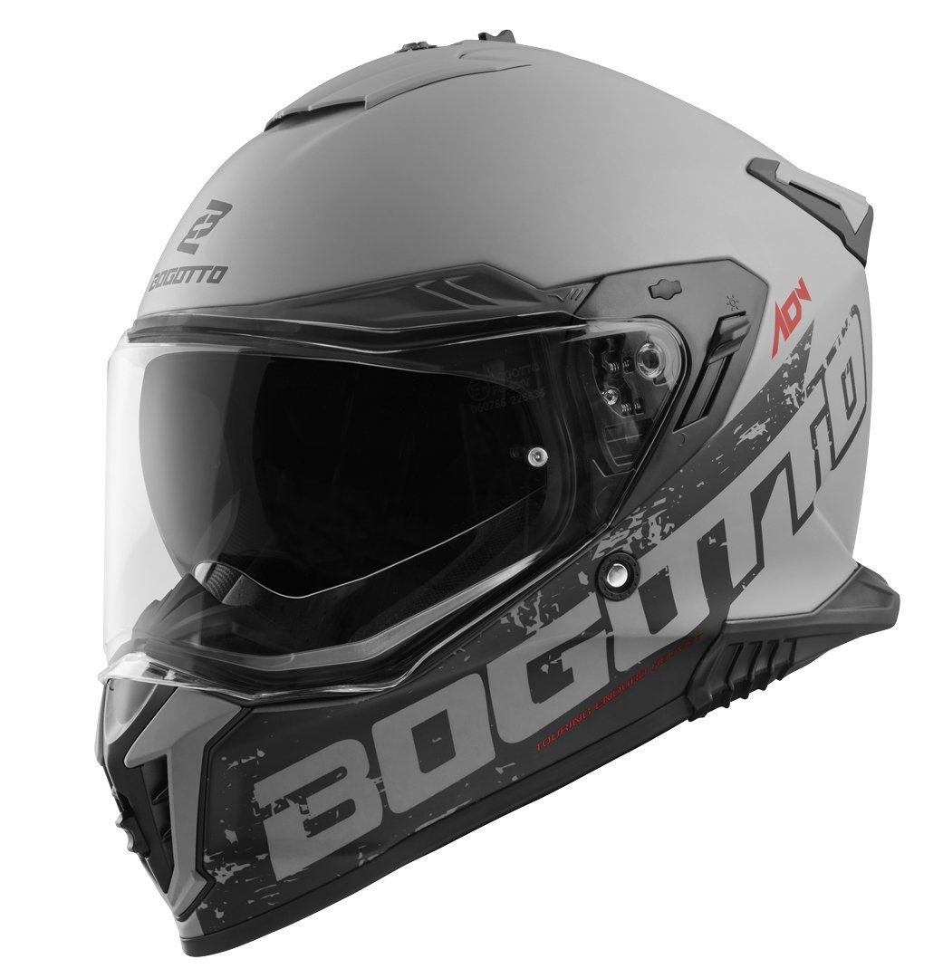 Bogotto Motocrosshelm FG-601 Duo Fiberglas Enduro Helm, Vorbereitet Für Kommunikationssystem,notfallsystem-polsterung (eq