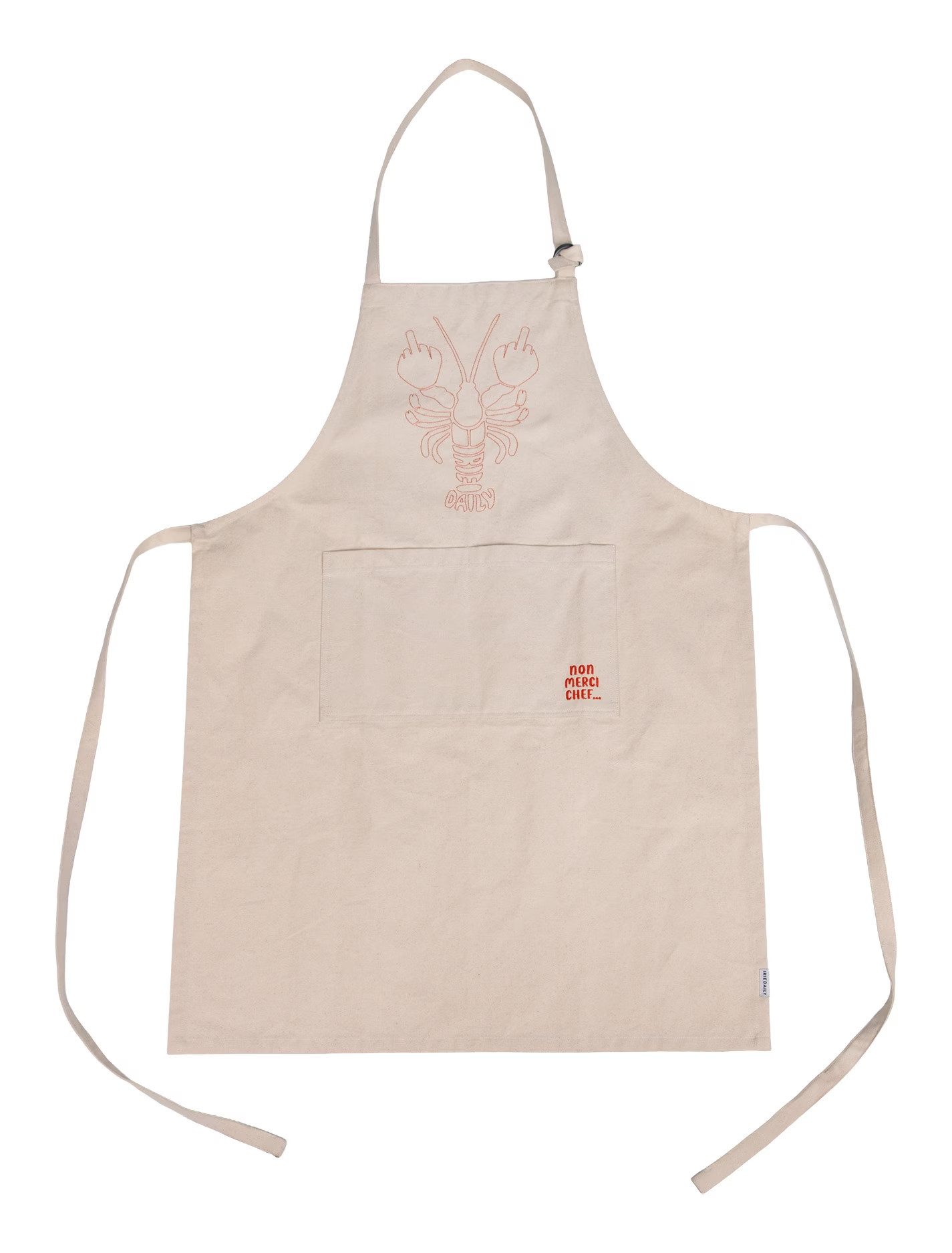 iriedaily Kochschürze Non Merci Chef Apron - Küchenschürze - Kochschürze - Baumwoll Canvas