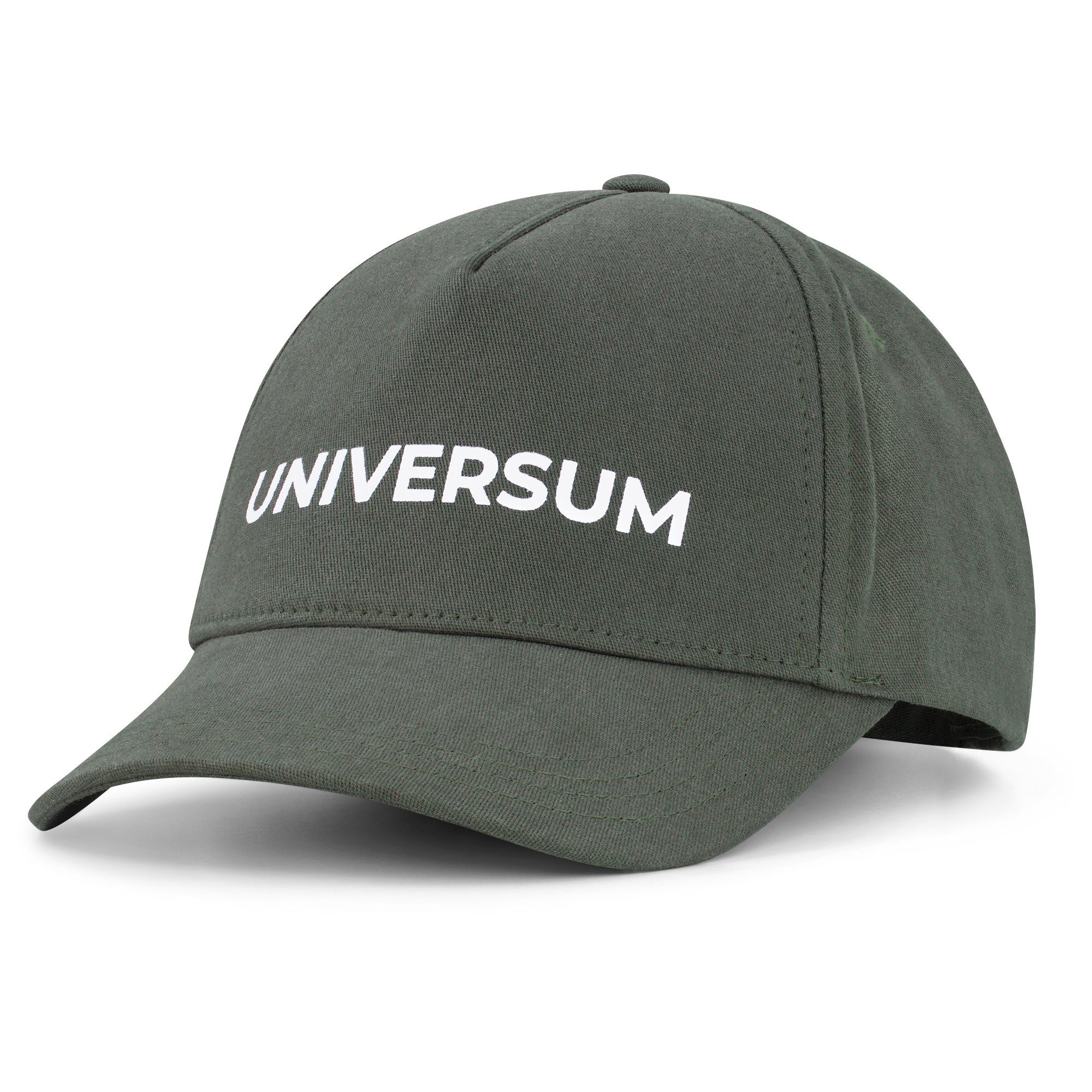 Universum Sportwear Baseball Cap Logo Print Größen Verstellbar khaki