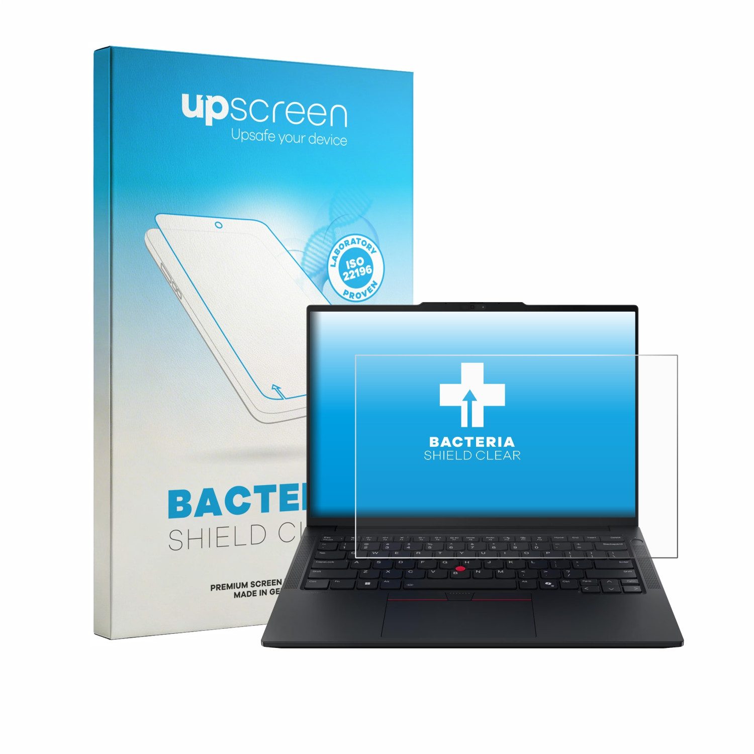 upscreen Displayschutzfolie Schutzfolie für Lenovo ThinkPad E14 Gen 8, Displayschutz Schutz Folie Klar antibakteriell