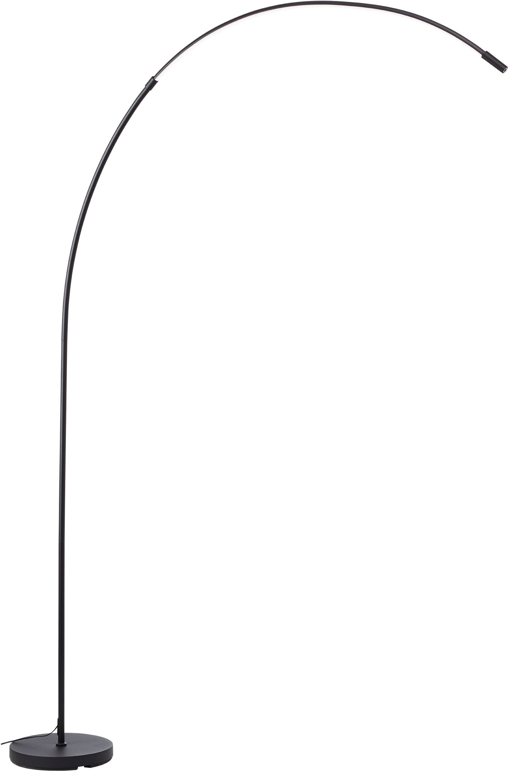 OTTO home Bogenlampe Irria, Farbsteuerung, LED fest integriert, warmweiß - kaltweiß, 179 cm, 1300 lm, 3000-6500 K, dimmbar, CCT