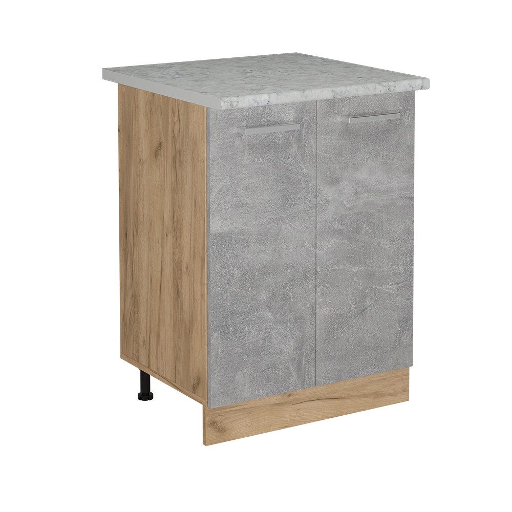 Vicco Unterschrank R-Line, Beton/Goldkraft Eiche, 60 günstig online kaufen