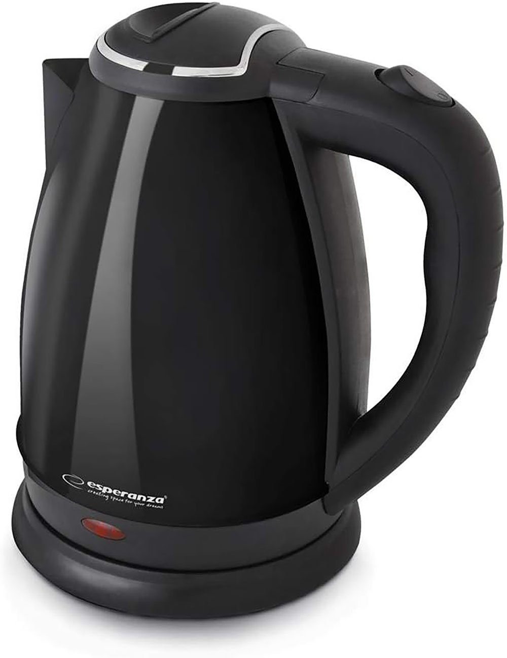 Esperanza Wasserkocher Esperanza Wasserkocher 1,8 l, 1800W schwarz, Kunststoff, Edelstahl, 1800,00 W, Kunststoff, Edelstahl & Automatische Abschaltung