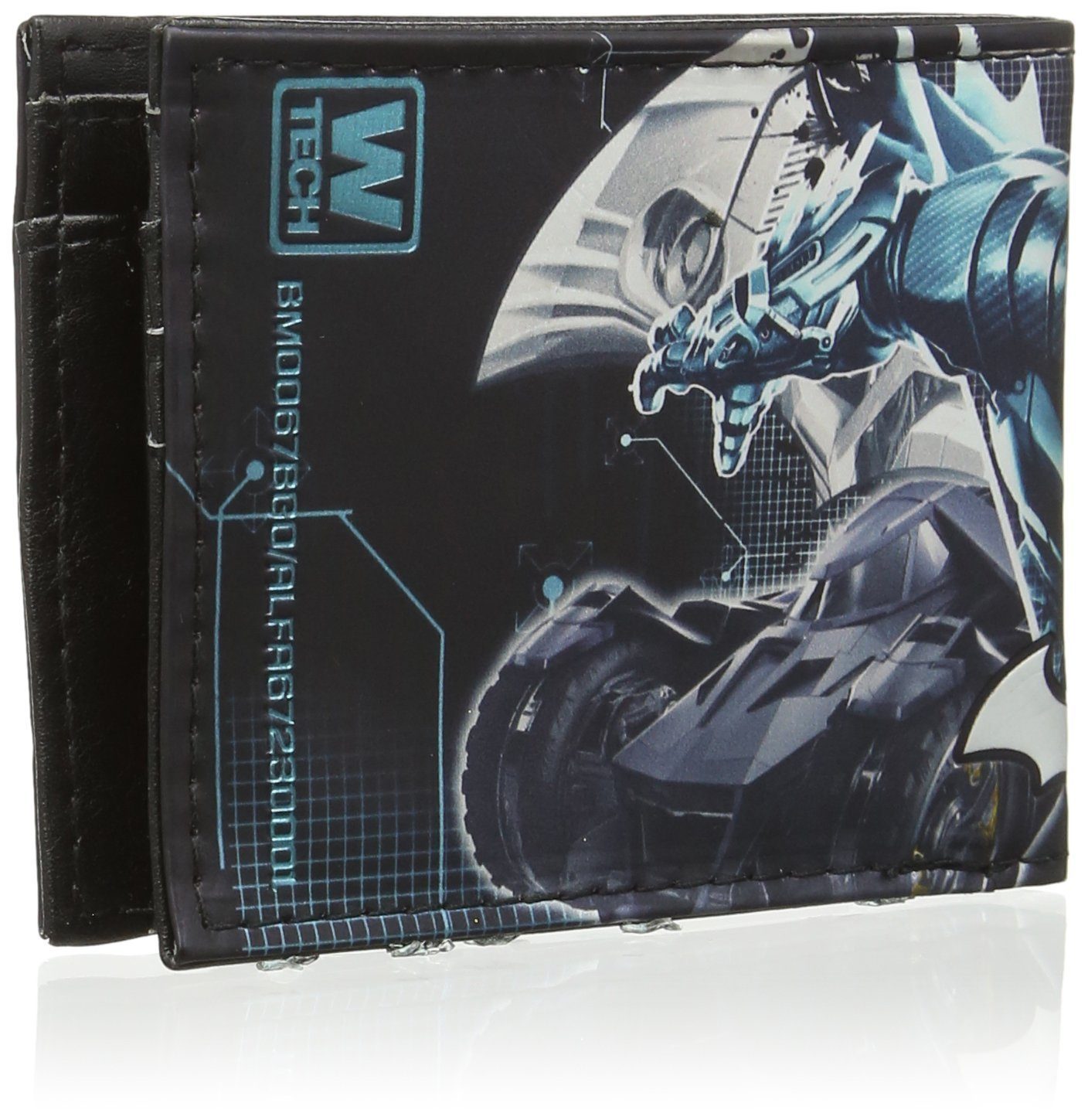 Batman Geldbörse BATMAN Geldbörse Portmonee Jugendliche, Erwachsen + Kinder blau metallic von DC Comics