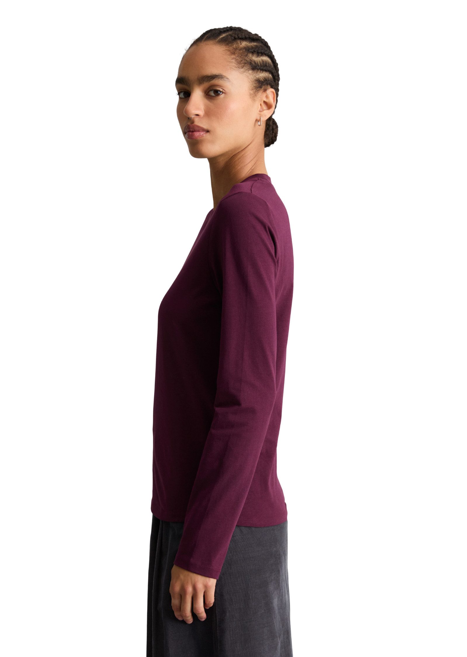 Marc O'Polo DENIM Langarmshirt aus Organic Cotton – Bild 2 von 5