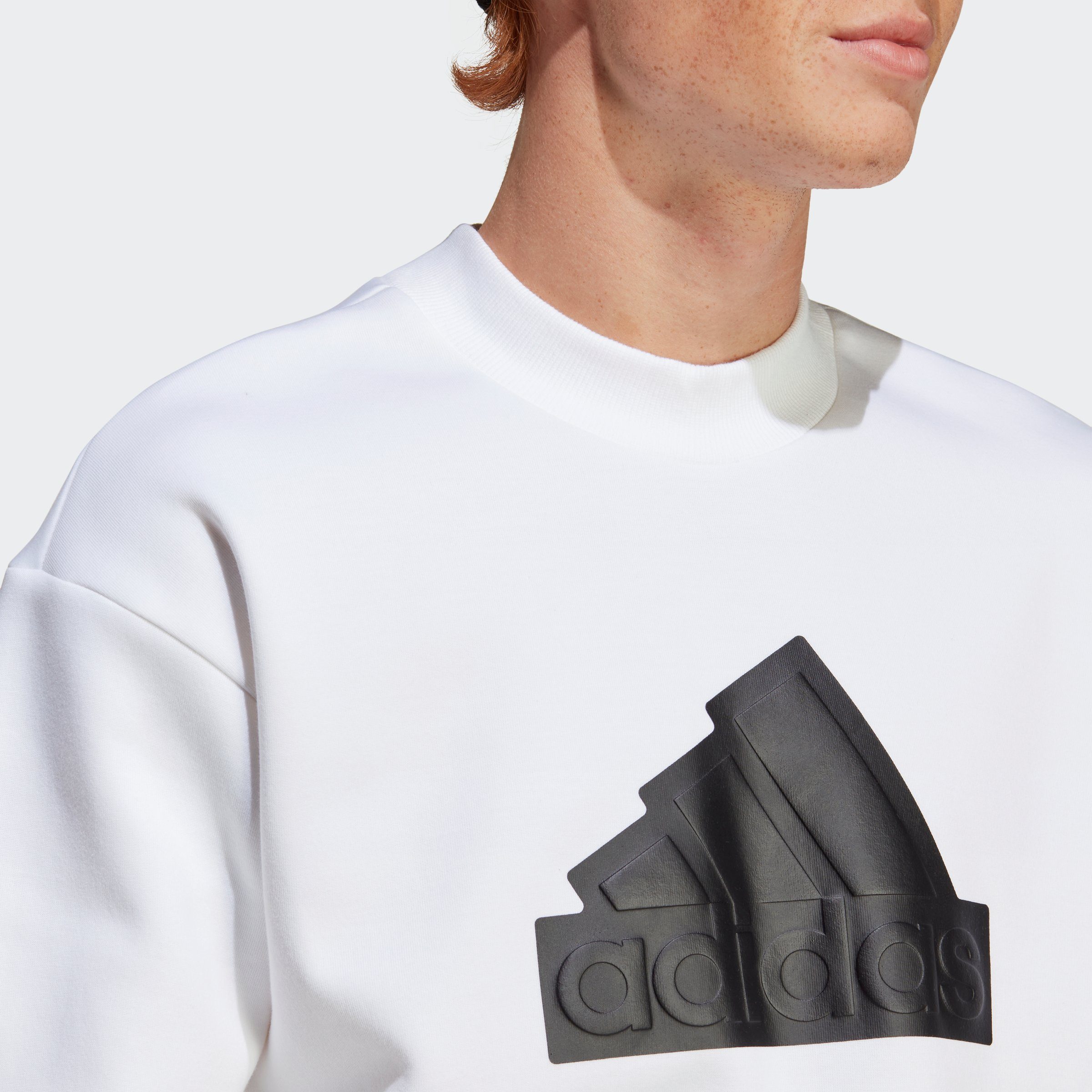adidas Sportswear Sweatshirt FUTURE ICONS SPORT White / Black BADGE OF