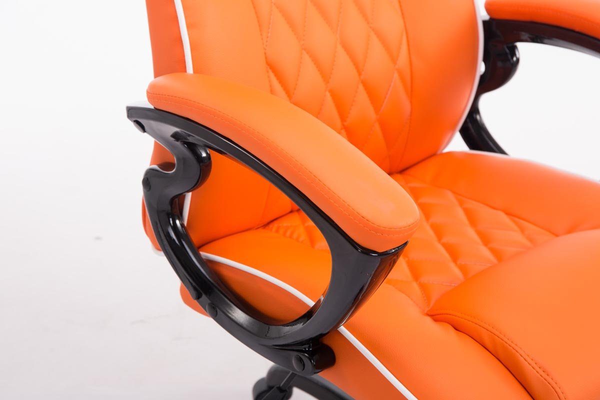 CLP Gaming Chair BIG orange und Kunstleder, höhenverstellbar XXX drehbar