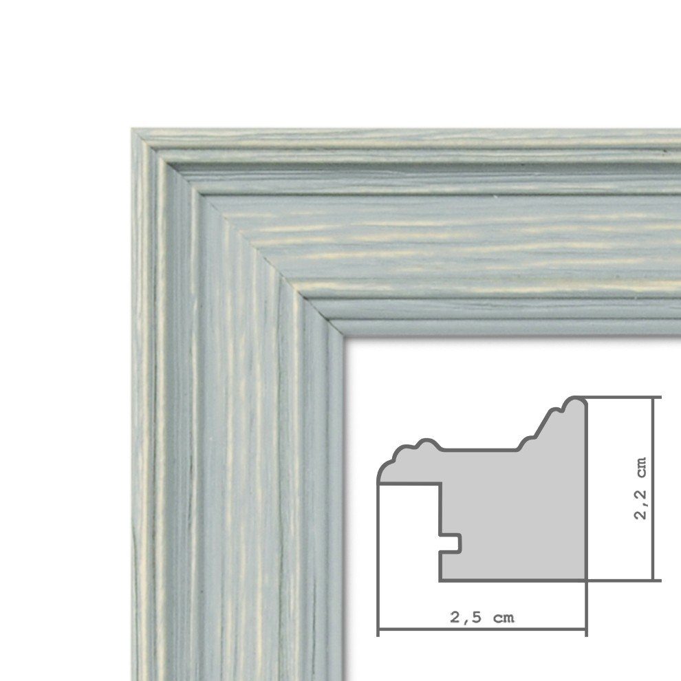 PHOTOLINI Bilderrahmen 3er Set Massivholz-Rahmen im günstig online kaufen