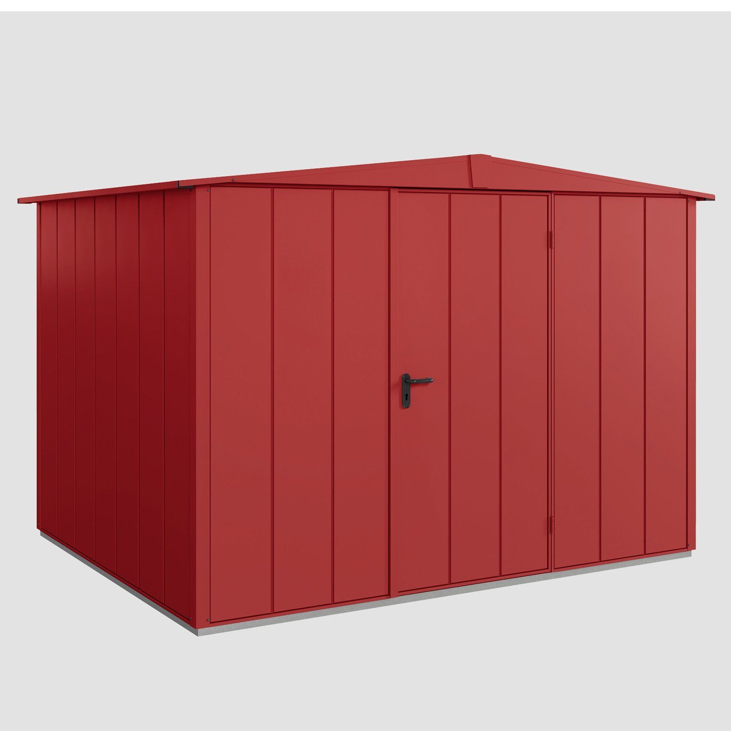 Hörmann Ecostar Gerätehaus Elegant mit Satteldach (324 x 248 cm), aus Metall