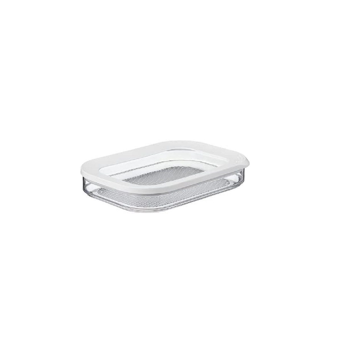 Mepal Vorratsdose Vorratsbehälter 550 ml, luftdicht, ideal für Aufschnitt, Styrol-Acrylnitril (SAN), Polyethylen (PE), stilvolles weißes Design