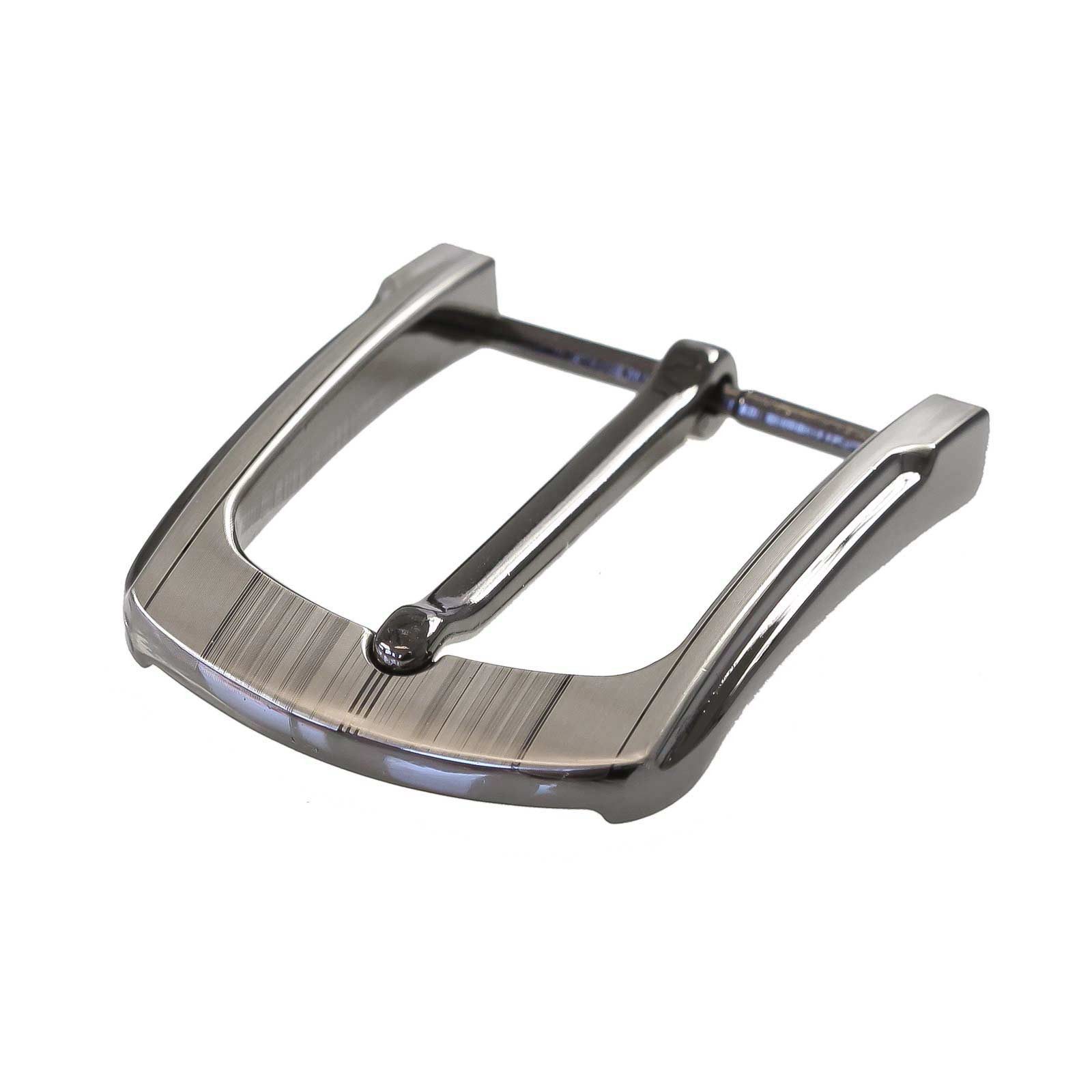 maDDma Gürtelschnalle aus Metall 35mm in silber Gürtelschließe Gurtstecker (Einzeln, 1-tlg)