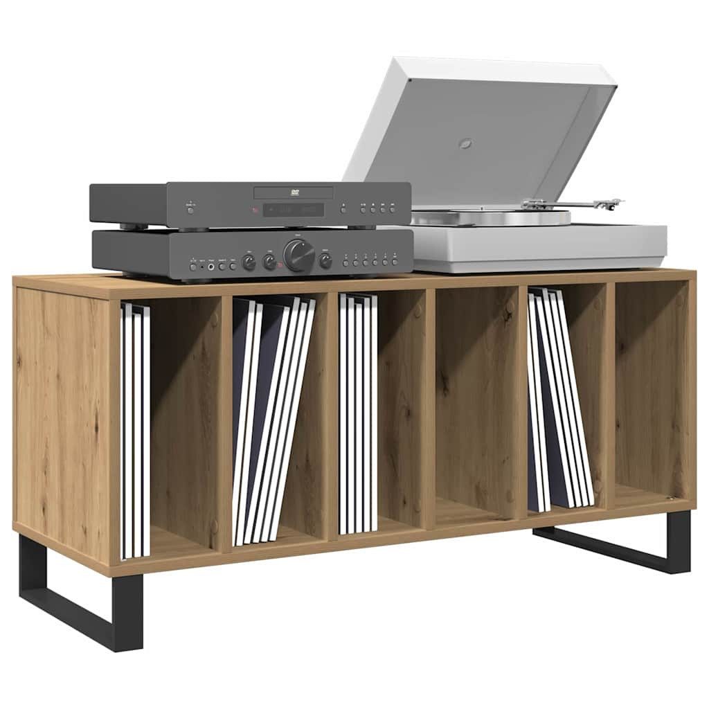 vidaXL Media-Regal Schallplattenschrank mit Regal Artisan-Eiche 100 x 38 x günstig online kaufen