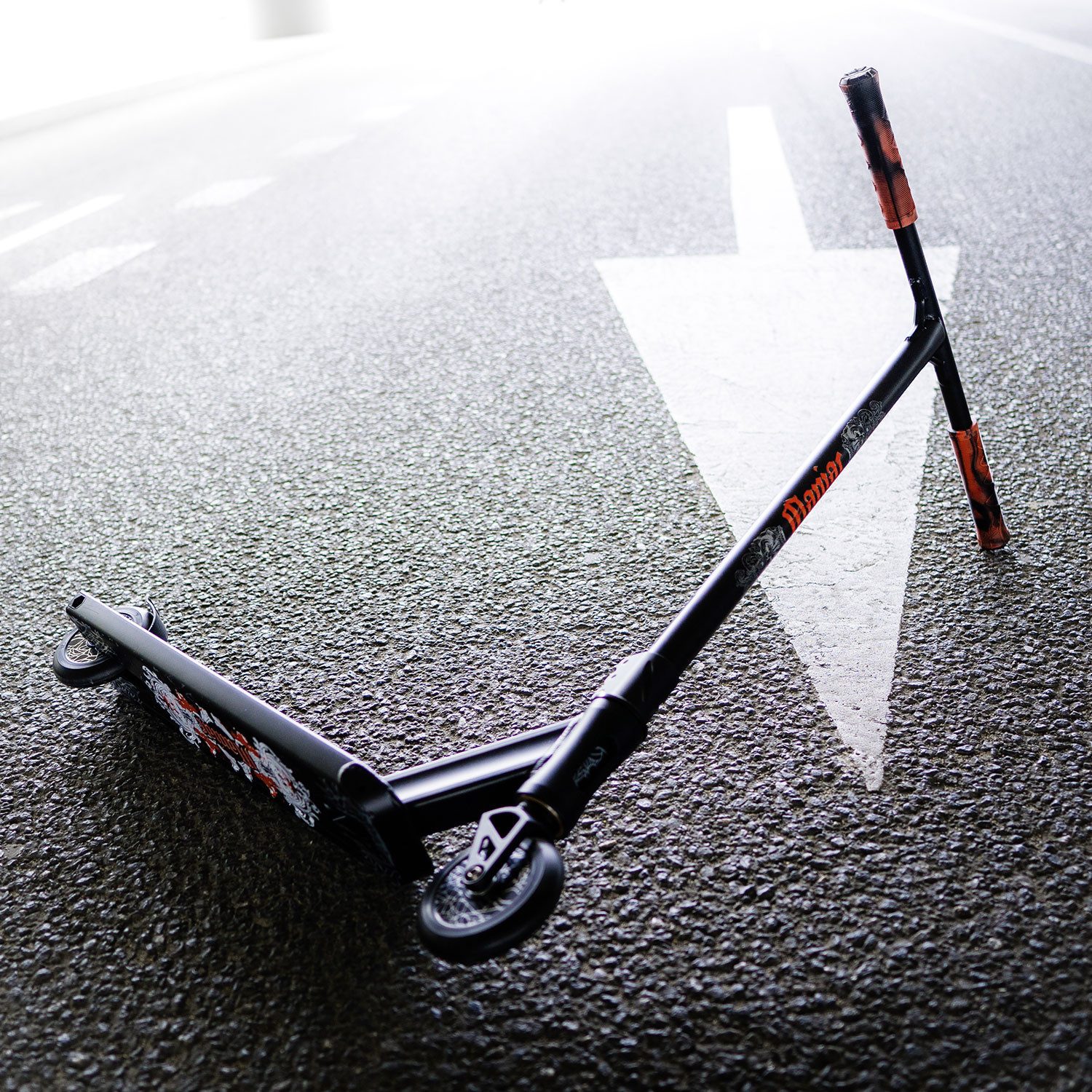 Movino Stuntscooter Stunt-Scooter MOVINO MANIAC Street-Deck Box-Cut IHC ABEC9 Fullcore