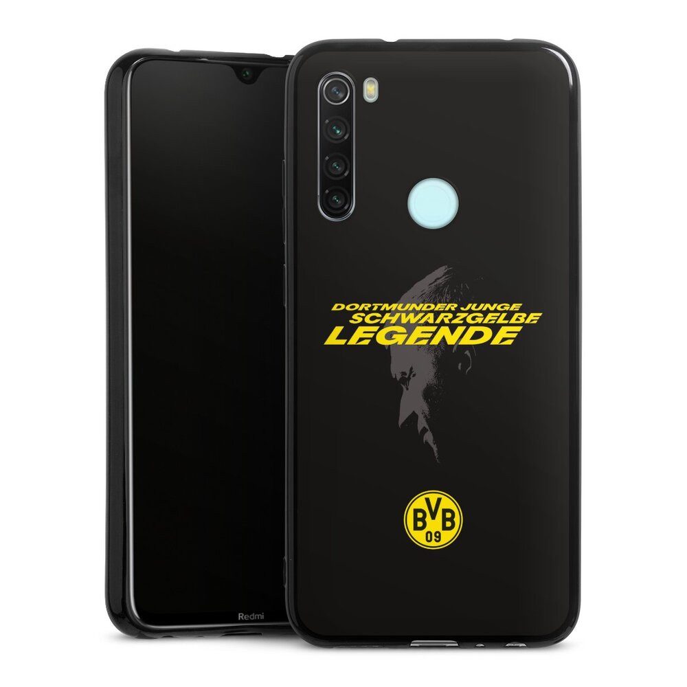 DeinDesign Handyhülle Marco Reus Borussia Dortmund BVB Danke Marco Schwarzgelbe Legende, Xiaomi Redmi Note 8 Silikon Hülle Bumper Case Handy Schutzhülle