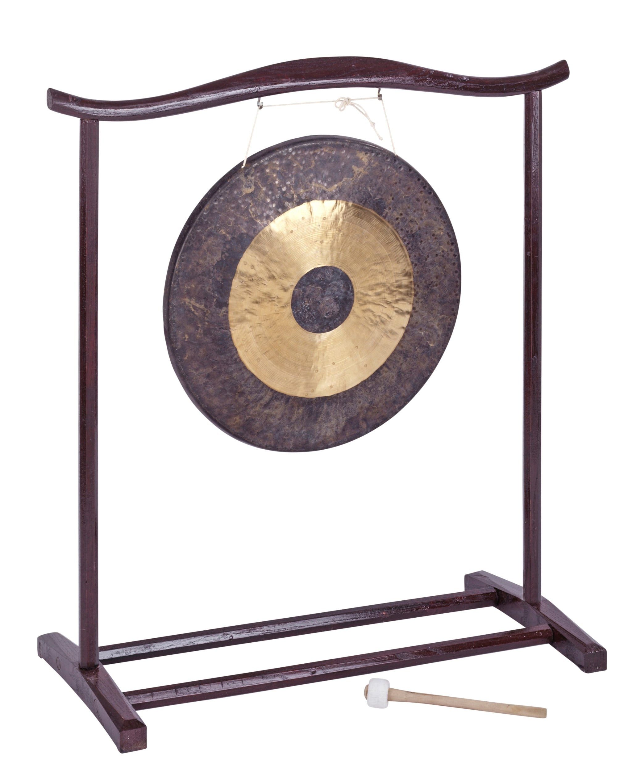 Betzold Klangschalen Chinesischer Gong mit Holzstativ