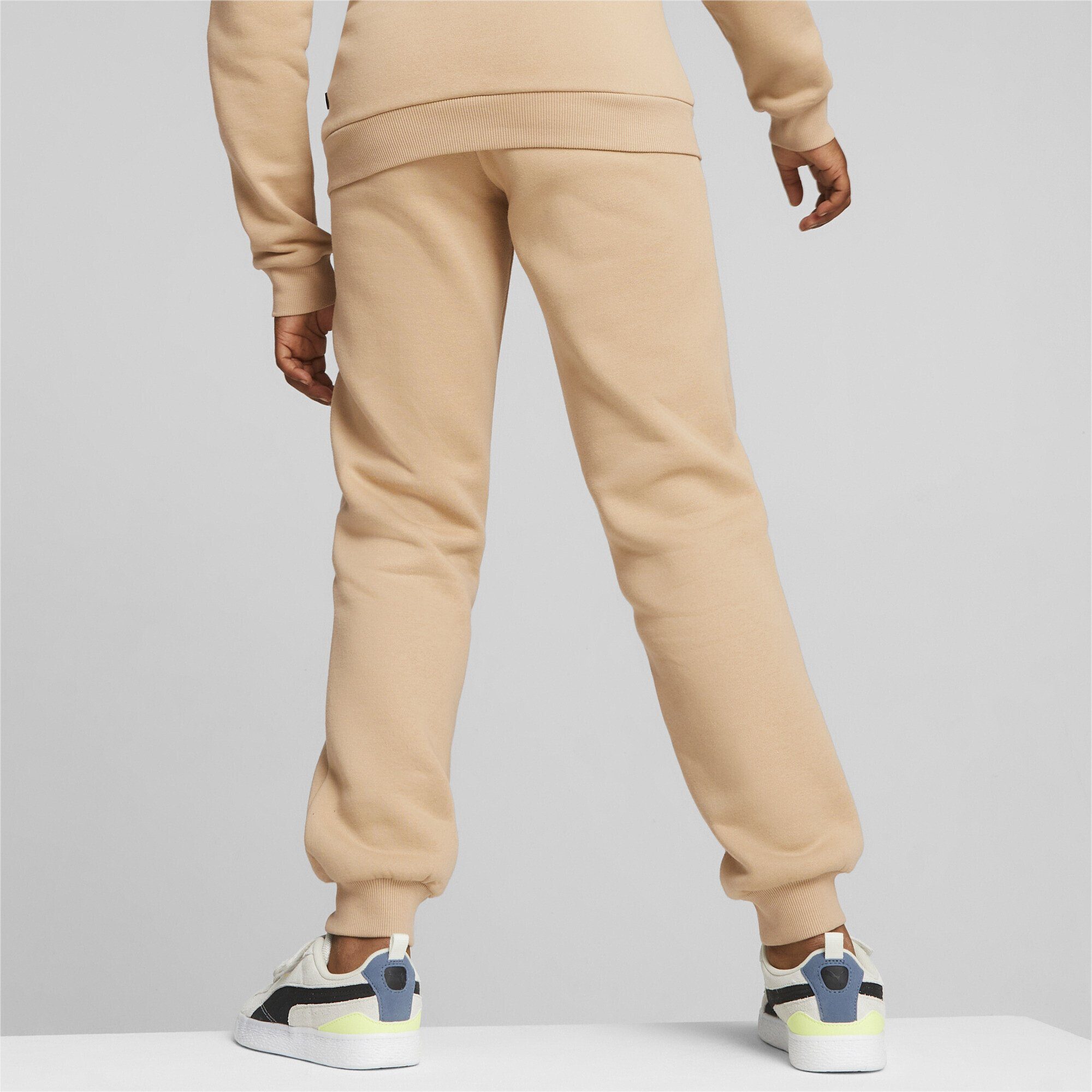 PUMA Sporthose ESS+ ANIMAL Dune Mädchen Sand Beige Jogginghose