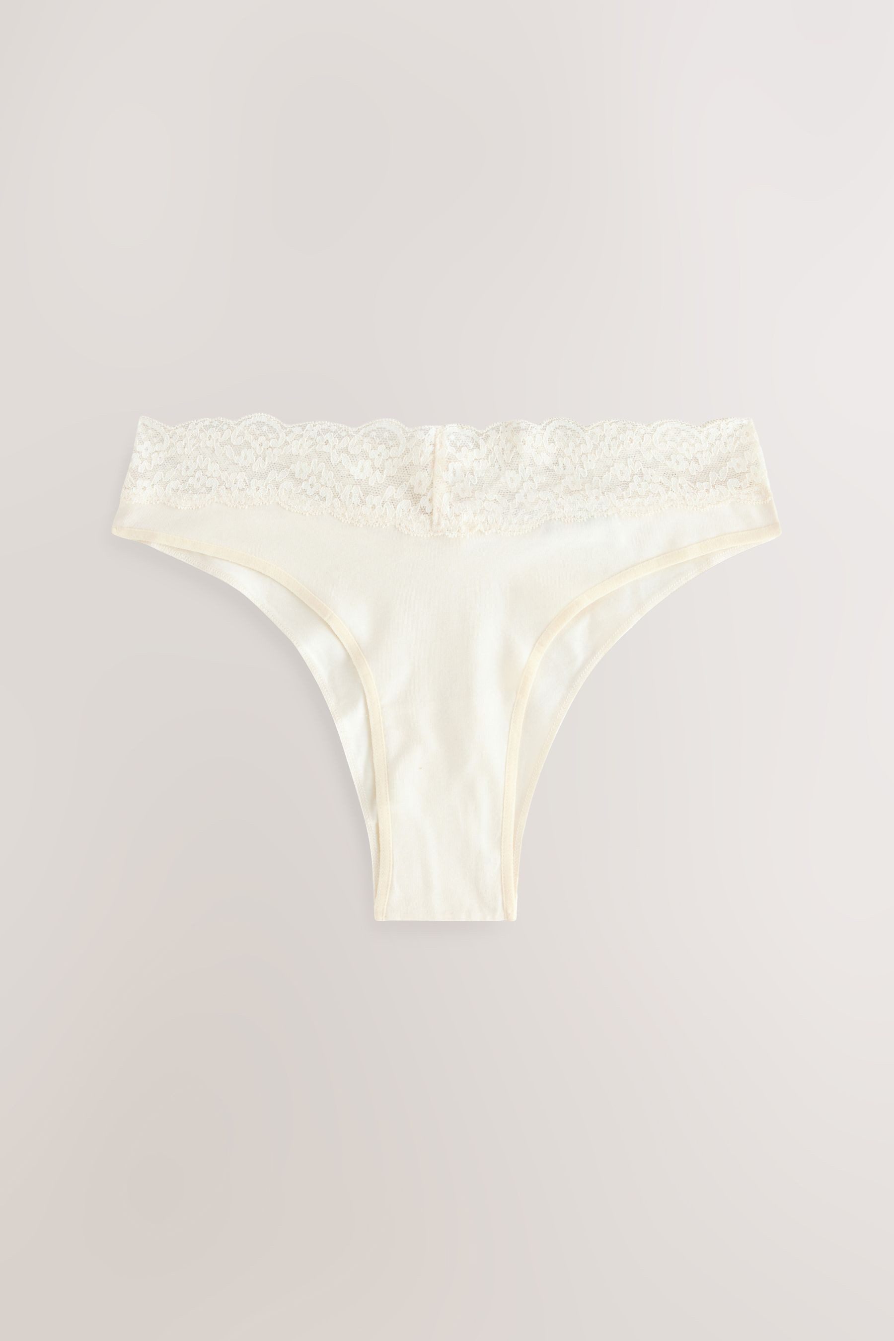Next Slip 4er-Pack Jazzpants aus Baumwollmischung mit Spitze (4-St) – Bild 5 von 5