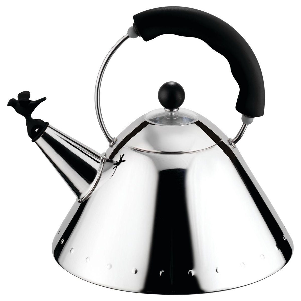 Alessi Елктрочайники Wasserkessel Edelstahl, 2l schwarz, 2 l