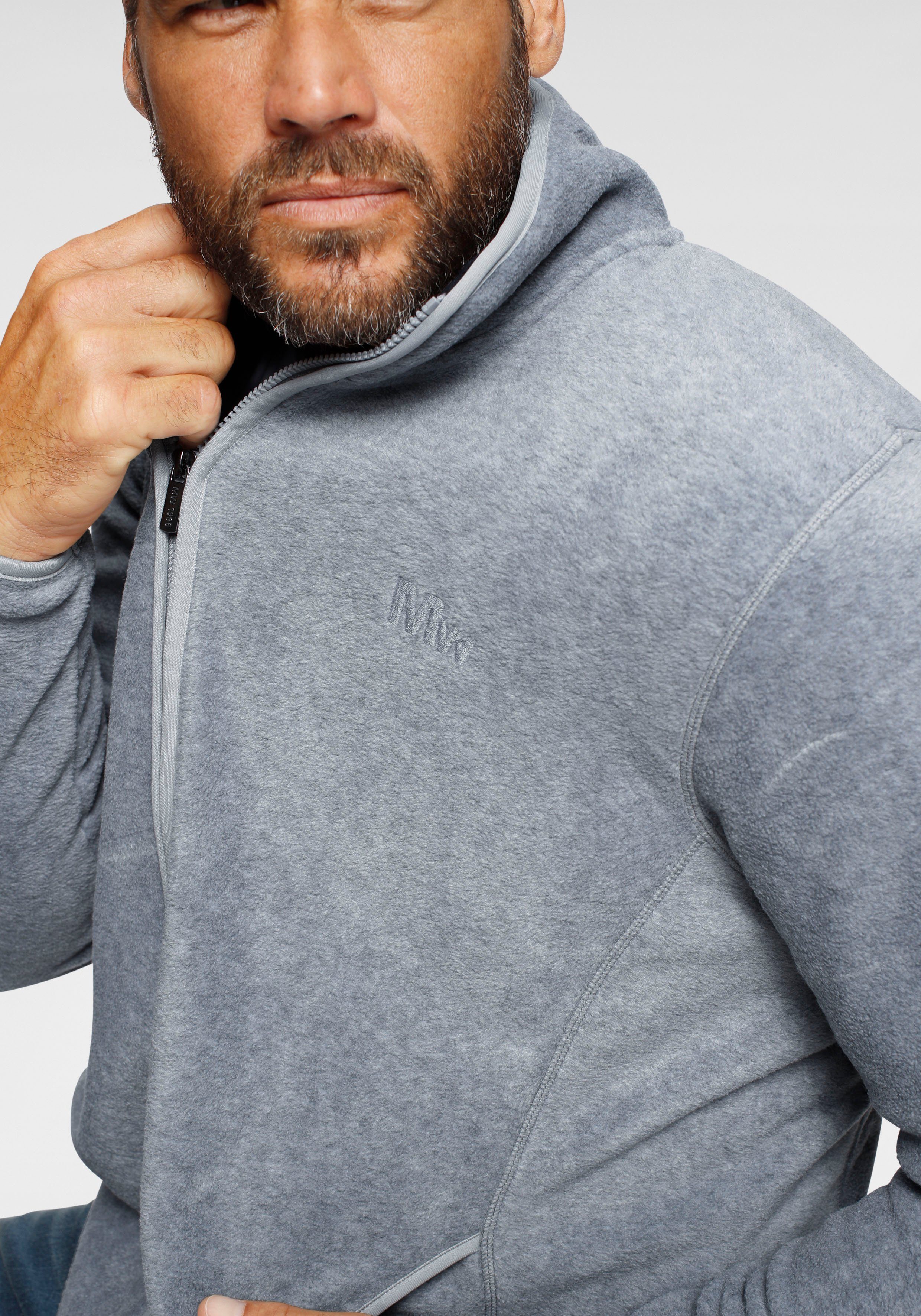 Man's World Fleecejacke für die Übergangszeit, aus Fleece, casual Look, schnelltrocknend