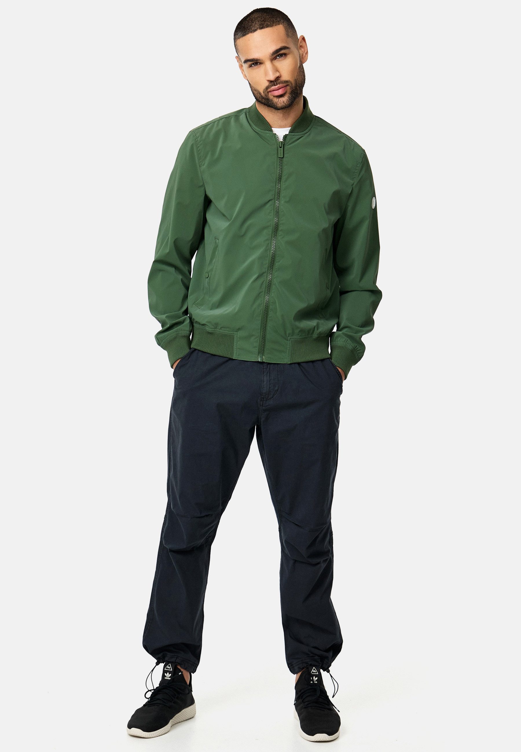 Indicode Sommerjacke Herren INIgnam Übergangsjacke Herrenjacke mit klassischer Bomberjacken-Silhouette