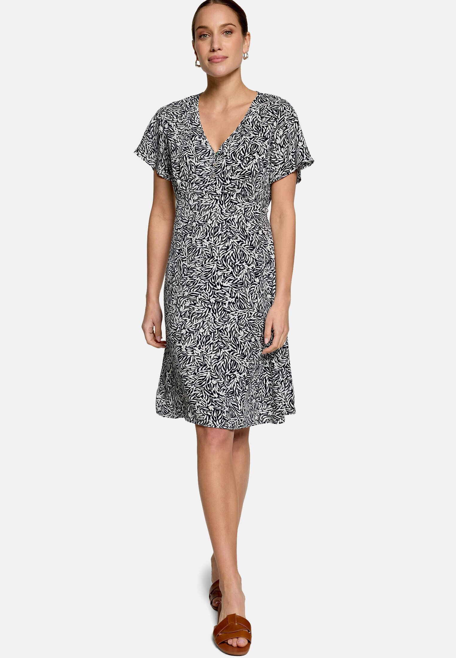 Zero Minikleid Damen mit Print. Material.