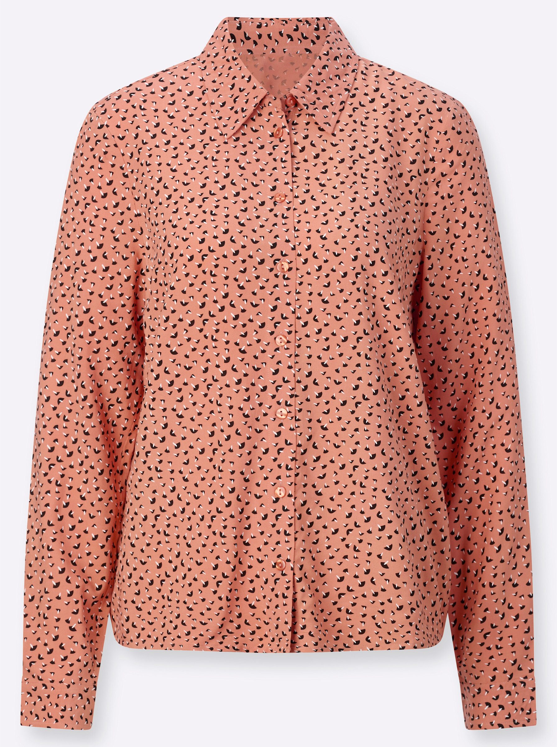 Klassische Bluse Langarm-Bluse Langarm
