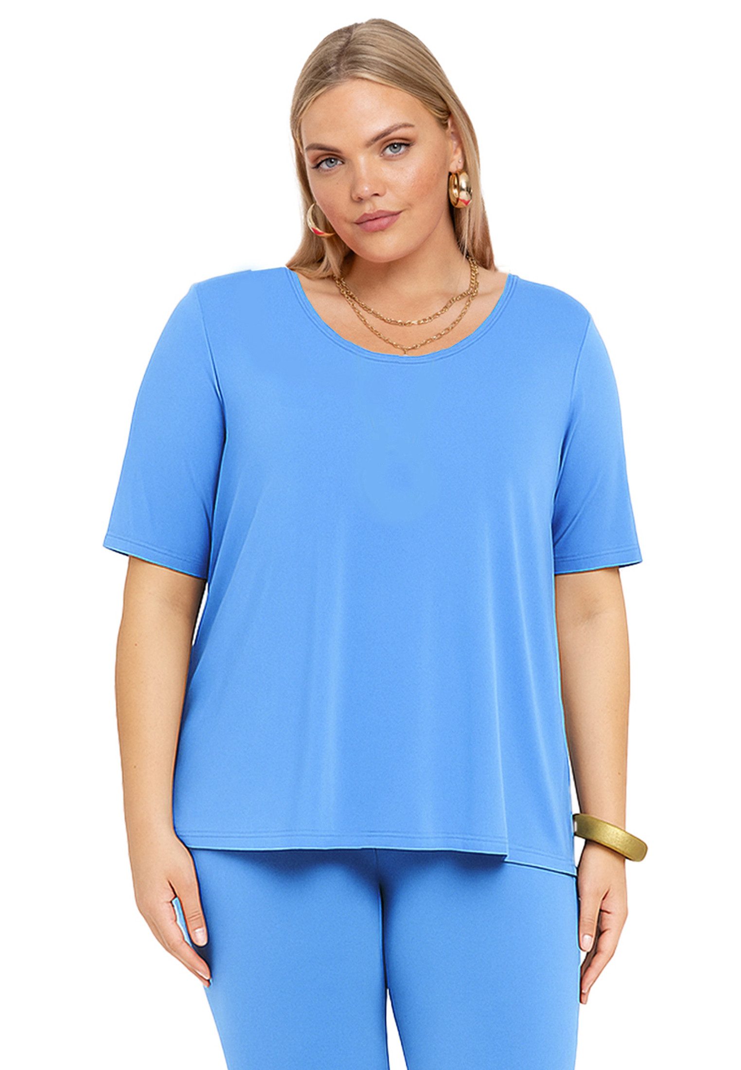 YOEK Langarmshirt Damen T-shirt Flare Fit