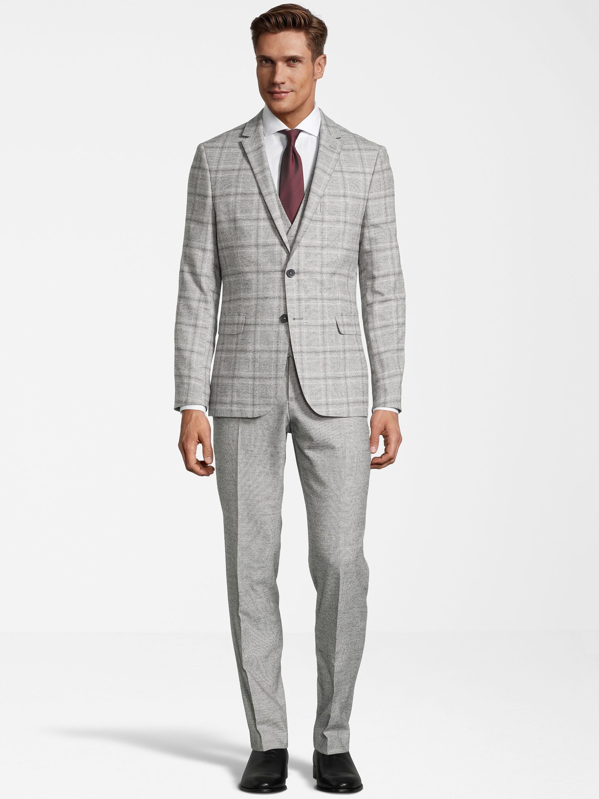 SteffenKlein Anzug (1-tlg) bestehend aus schmaler Hose und zweireihiger Weste