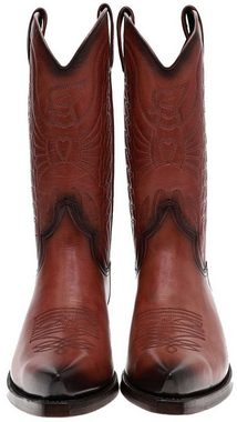 Mayura Boots VINTAGE 1920 Braun Cowboystiefel Rahmengenähte Westernstiefel