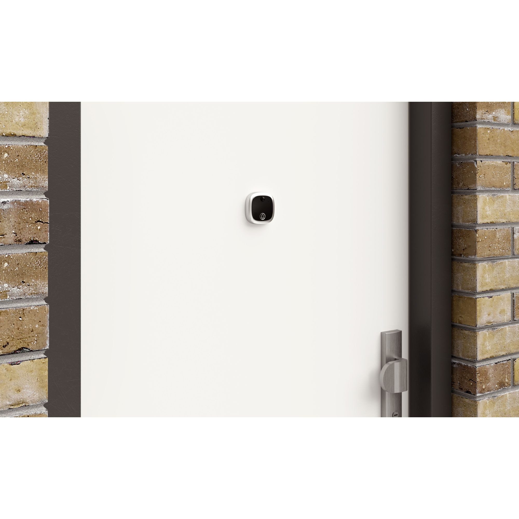 BASI Türspion Türspion für Ein-/Wohnungstüren in Schwarz, (Packung) Display 2,8 Zoll, 38-120 mm Türstärke, Blickwinkel: 90°, Nachtsicht