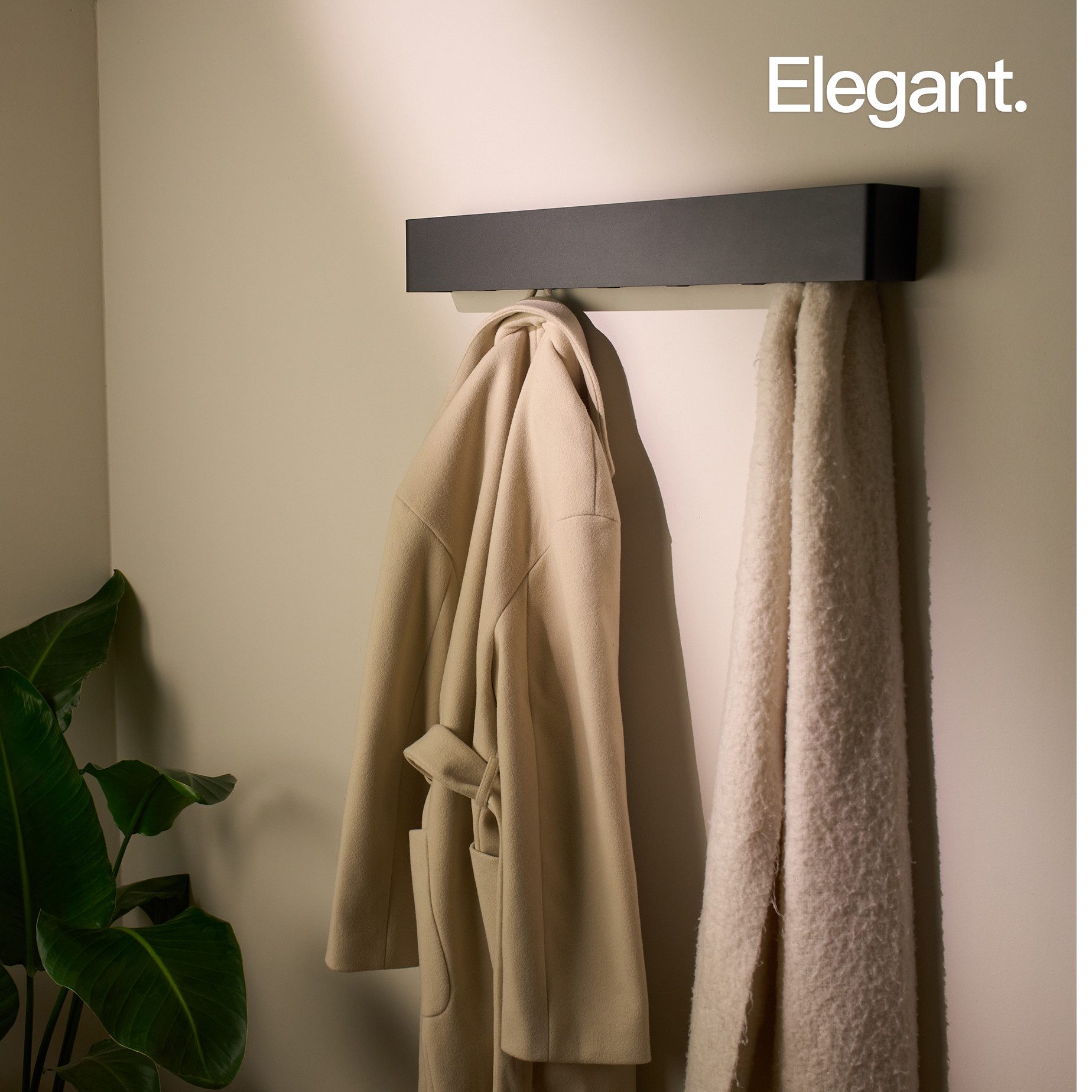 Designfabrik Hamburg Garderobenleiste, Wandgarderobe aus Metall, günstig online kaufen