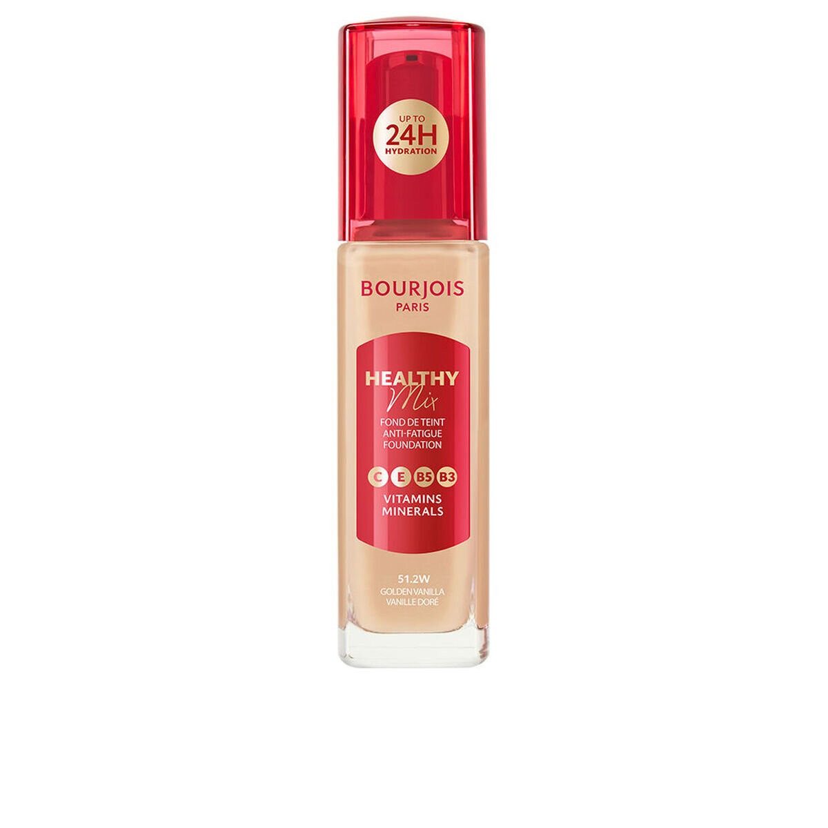 Bourjois Foundation HEALTHY MIX Make-up-Basis #51 .2W-Golden Vanilla 30 ml