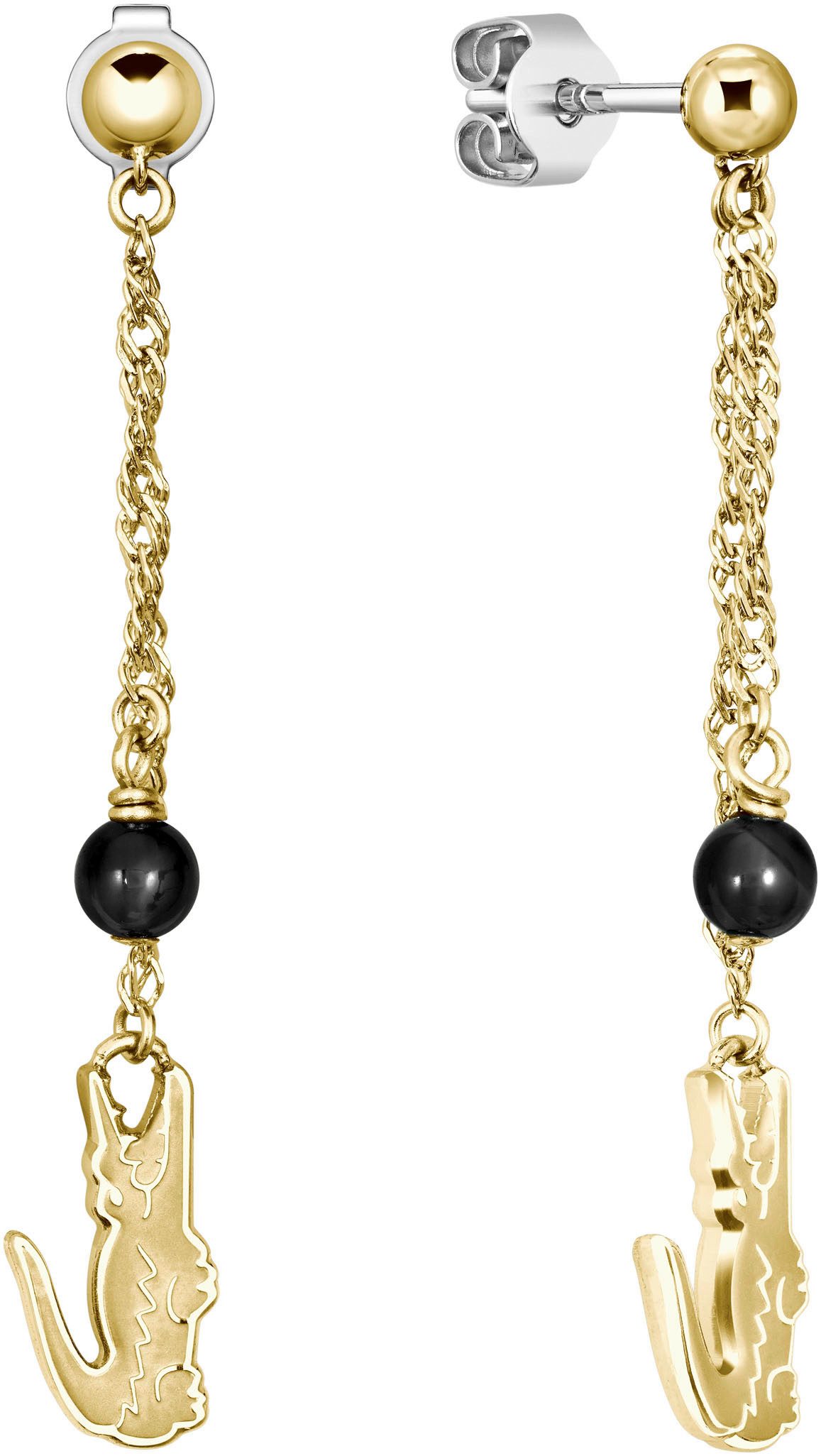 Lacoste Paar Сережки DEVA, mit Agate oder Onyx