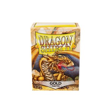 Dragon Shield Spiel, ART11006 - Matt - Gold (100), Schutzhülle für Karten