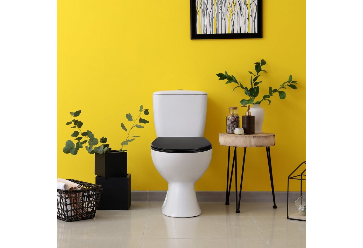 Thumbnail - relaxdays WC-Sitz Toilettendeckel mit Absenkautomatik