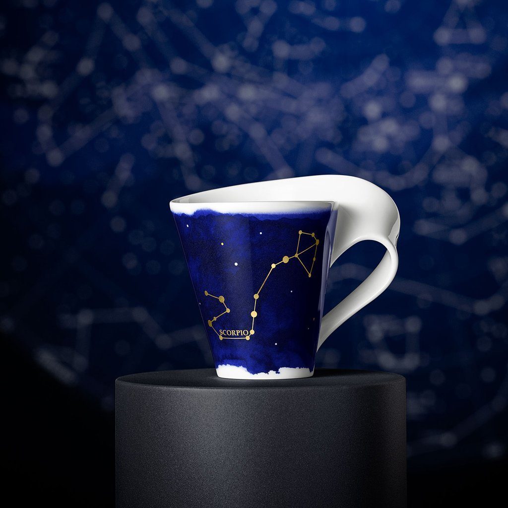Villeroy & Boch Tasse NewWave Stars Be.m.Hkl. 0,3l, 1-tlg., Porzellan, Premium Porcelain, spülmaschinenfest, Made in Germany