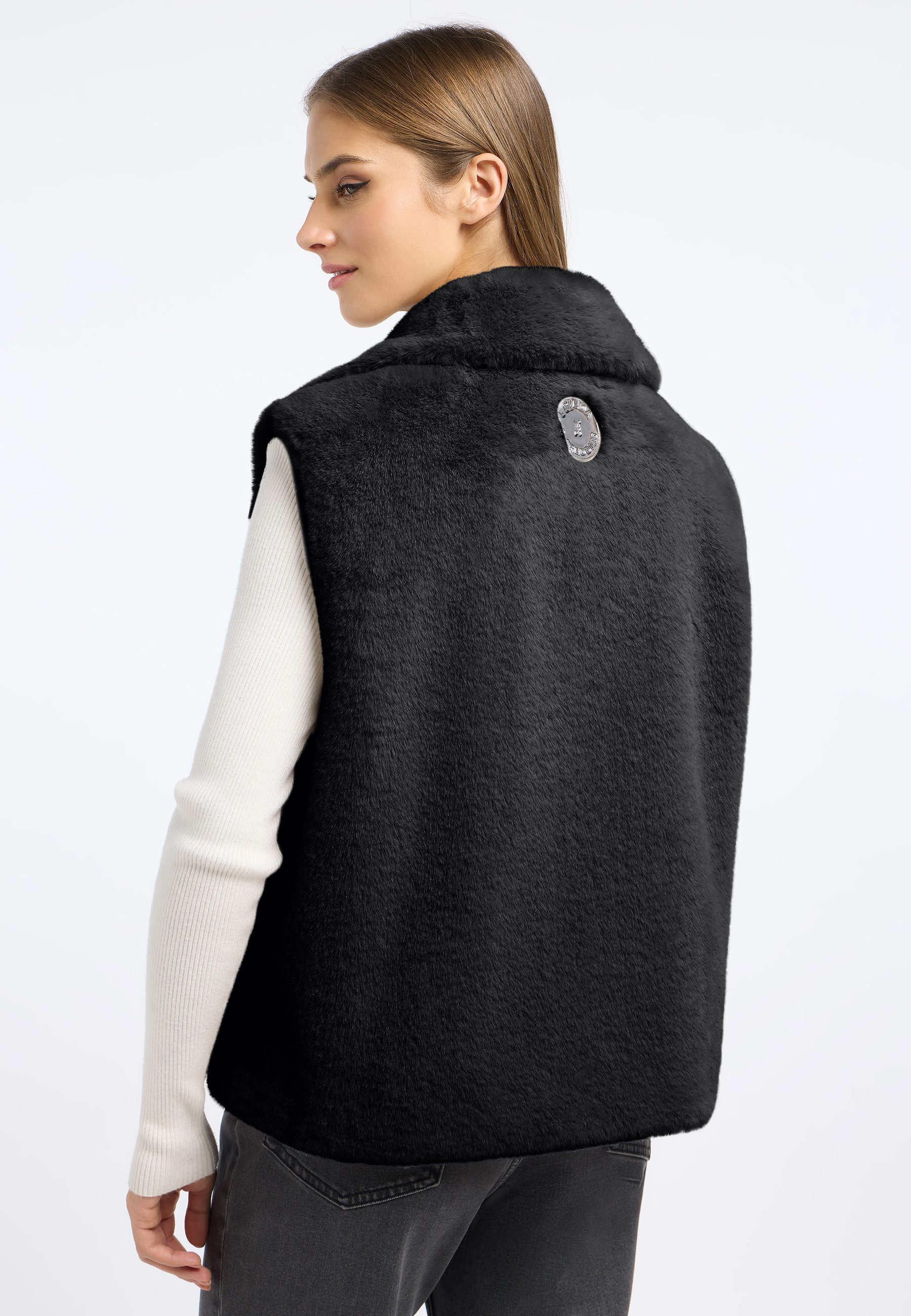 Frieda & Freddies Fellimitatweste Fake Fur Vest / Leo günstig online kaufen