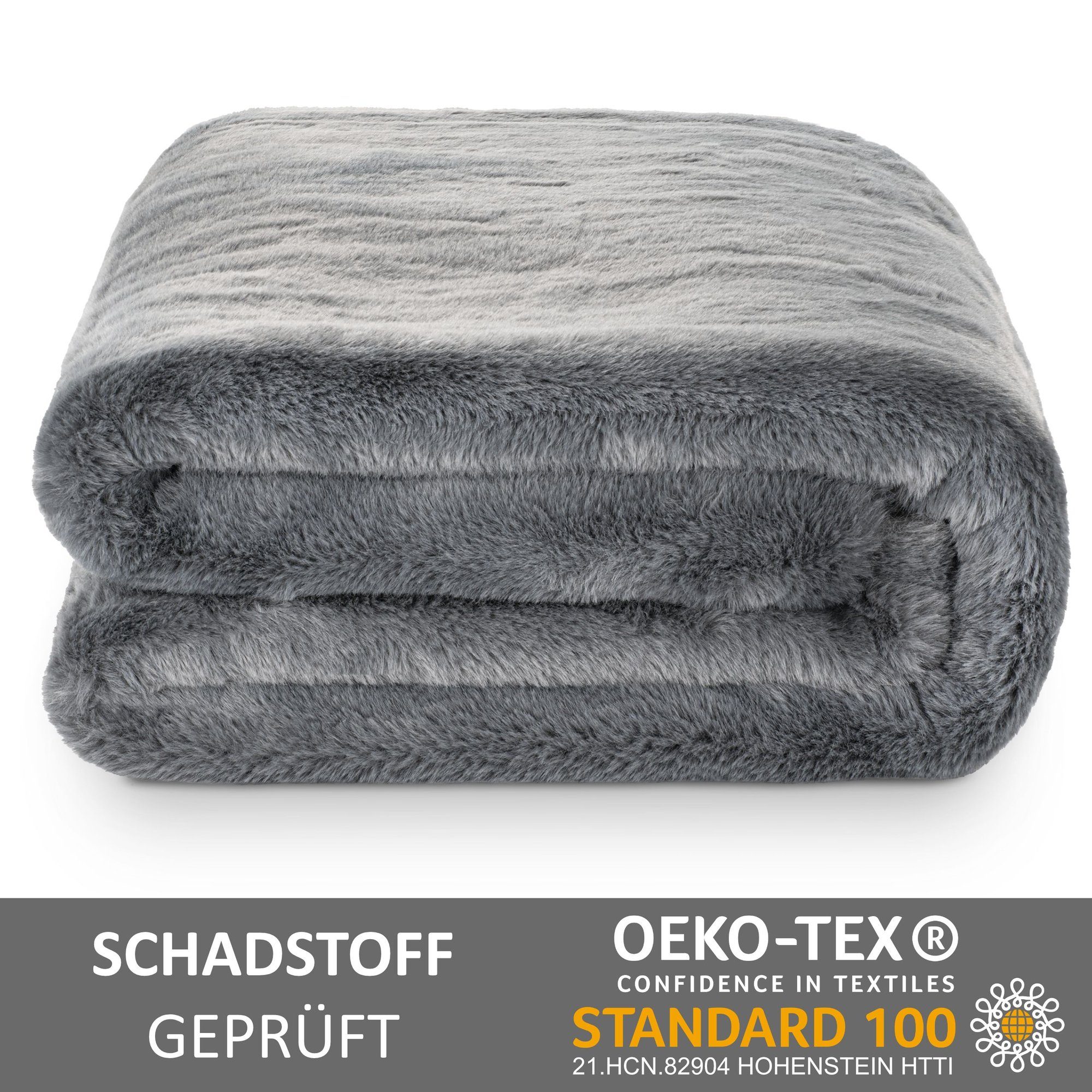 Wohndecke Kuscheldecke Felloptik 150x200 cm, BALOU günstig online kaufen