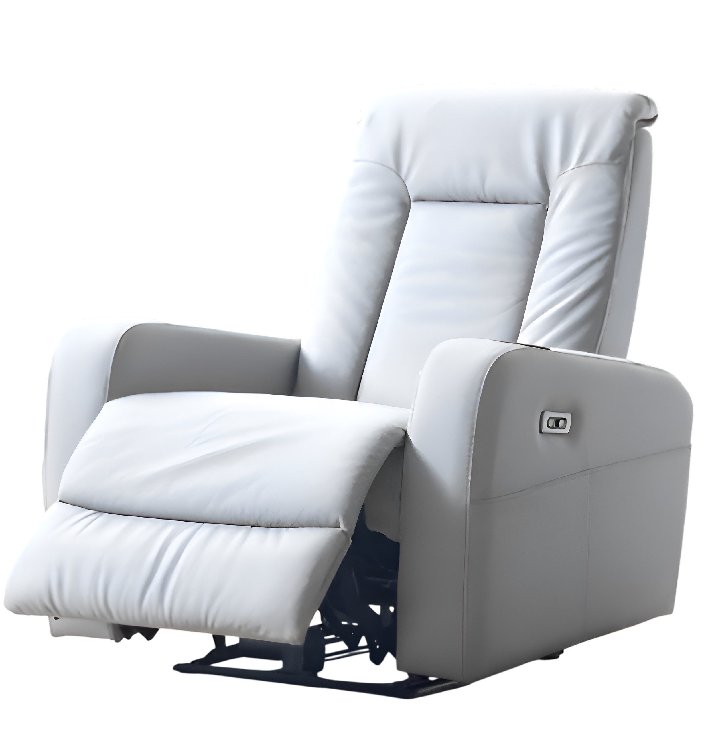 Xlmoebel Relaxsessel Moderner weißer Wohnzimmersessel, exklusiver 1-Sitzer (Sessel), Hergestellt in Europa