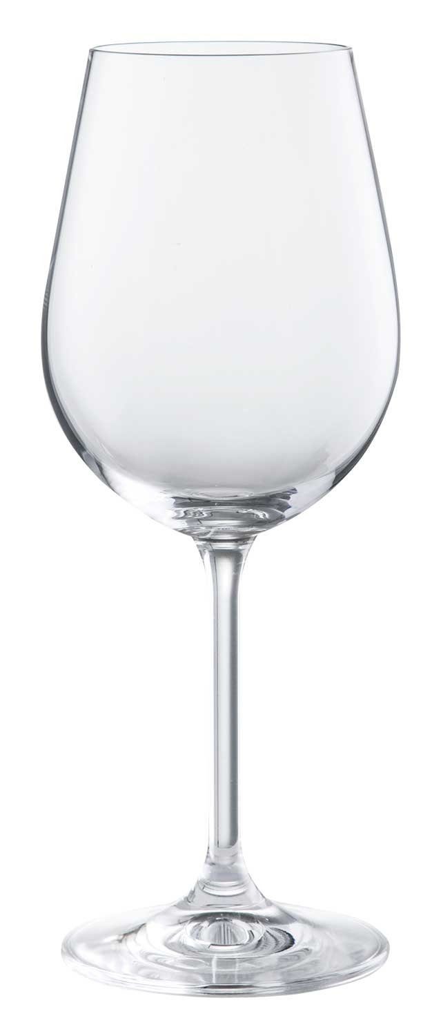 BOHEMIA SELECTION Rotweinglas SIMPLY, 420 ml Fassungsvermögen, Glas, Spülmaschinengeeignet