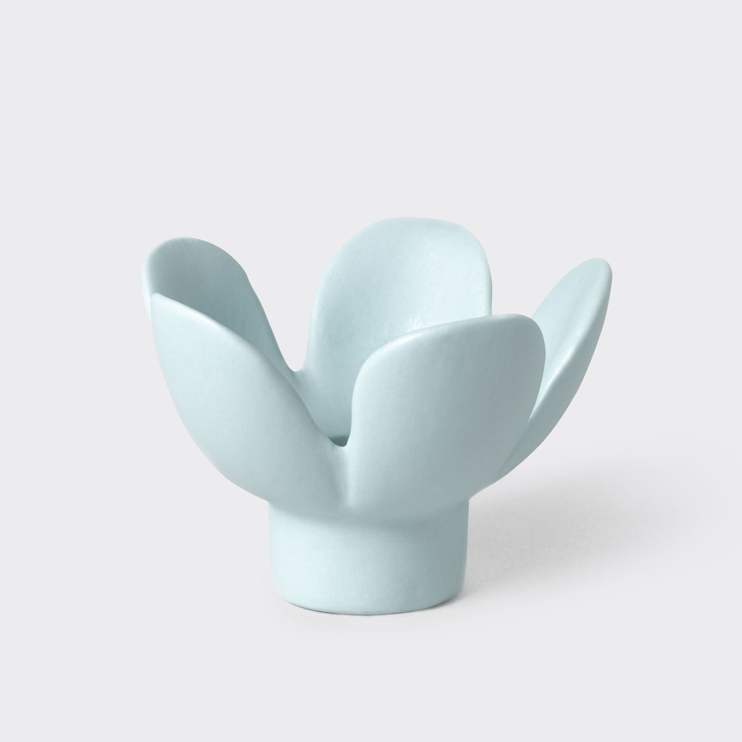 Räder Design Kerzenhalter Blume Blau