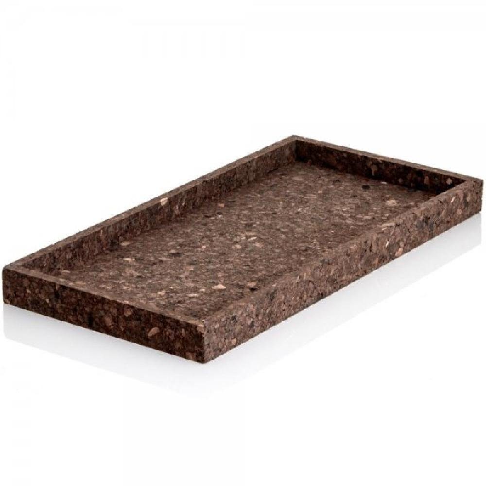 Tablett Design Dekotablett Rechteckig Smoked Cork (40x20cm)