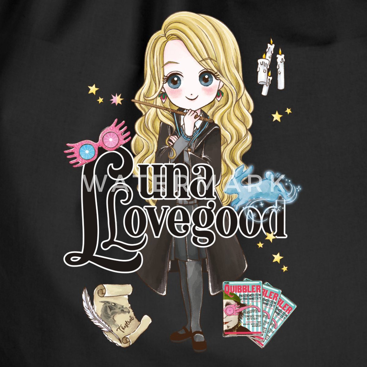 Spreadshirt Turnbeutel Harry Potter Luna Lovegood Turnbeutel (1-tlg)