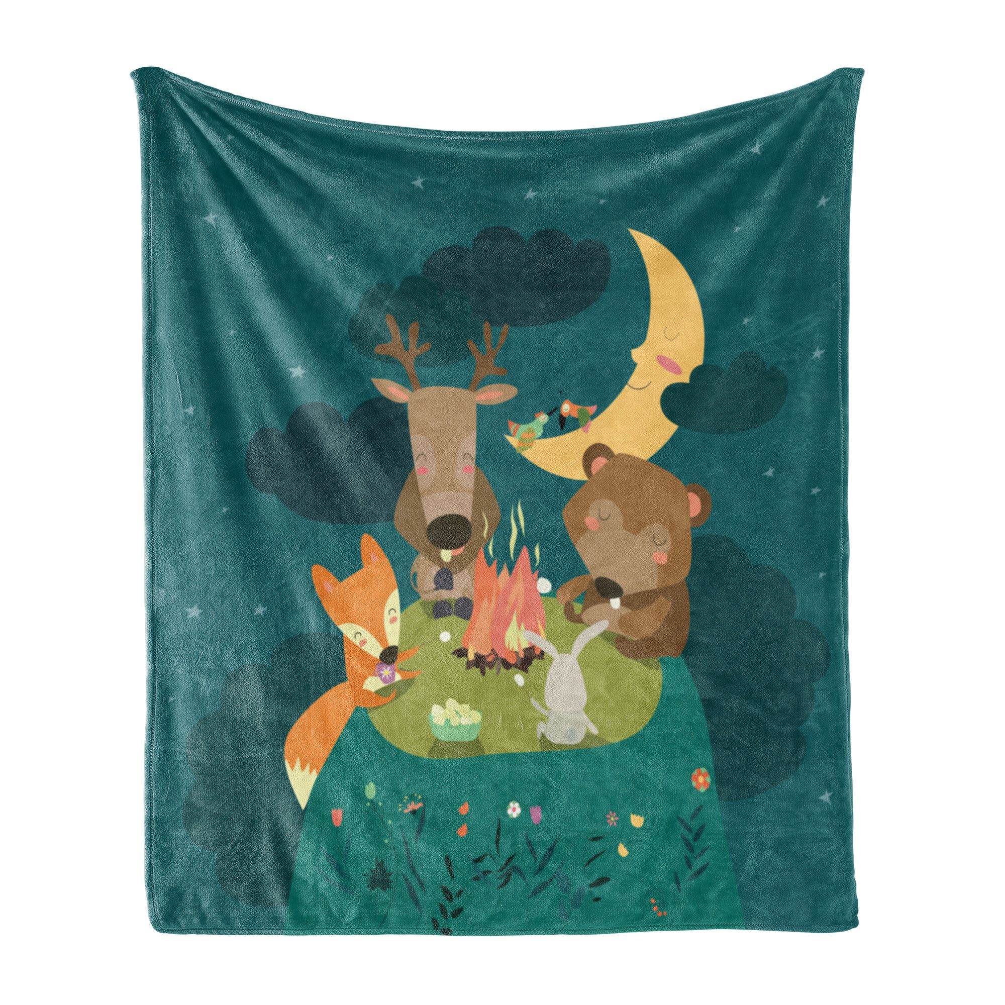 Wohndecke Gemütlicher Plüsch für den Innen- und Außenbereich, Abakuhaus, Ti günstig online kaufen