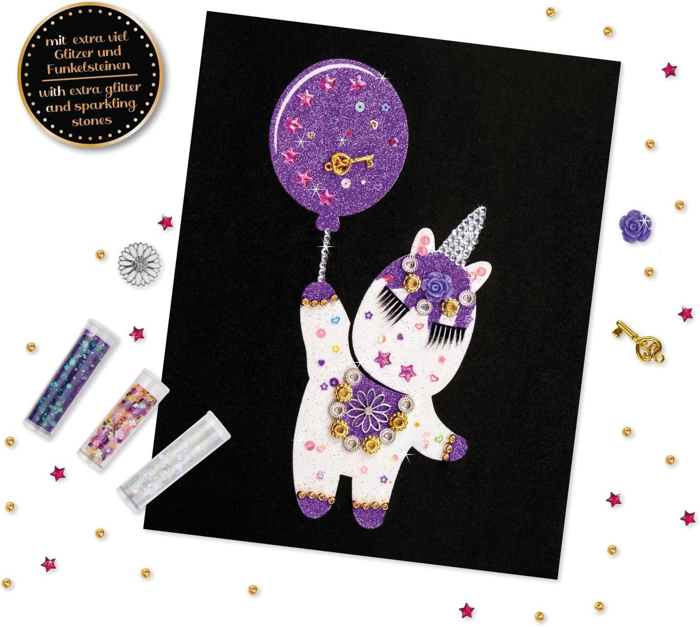 Lena® Spiel LENA Sparkle Art Unicorn Glitzerset