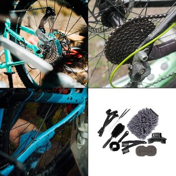 URBAN ZWEIRAD Fahrradketten greaze 11in1 Fahrrad Reinigungsset - Kettenbürste + Reinigungsbürste